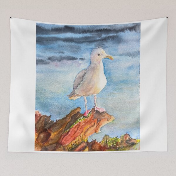 Item preview, Watercolor Ghost Town Band Birds on Branches designed and sold by Giuliaclimb.