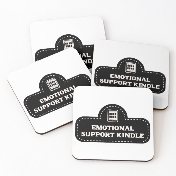 Item preview, Emotional Support Kindle - Black designed and sold by rainytheday.