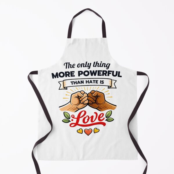 Item preview, Love Is More Powerful Than Hate – Unity Fist Illustration, Equality Quote Art, Anti Racism Inspirational Design designed and sold by PnrArtDesign.