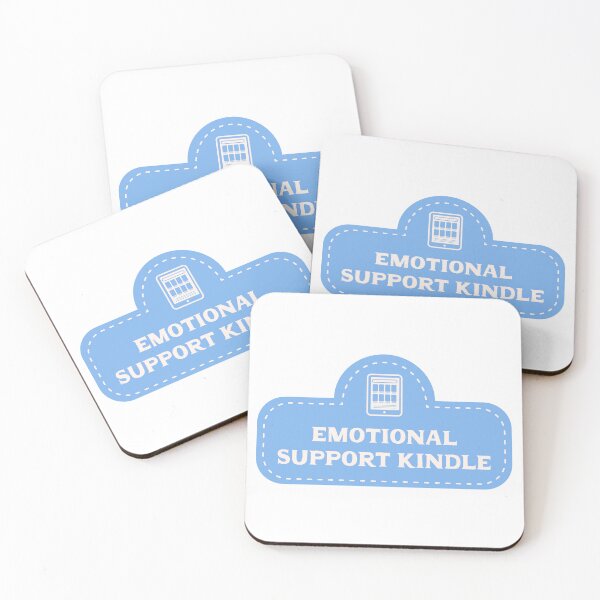 Item preview, Emotional Support Kindle - Blue designed and sold by rainytheday.