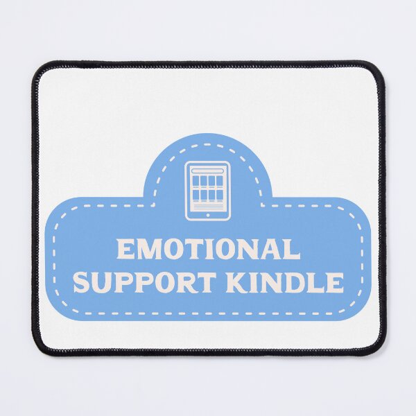 Item preview, Emotional Support Kindle - Blue designed and sold by rainytheday.