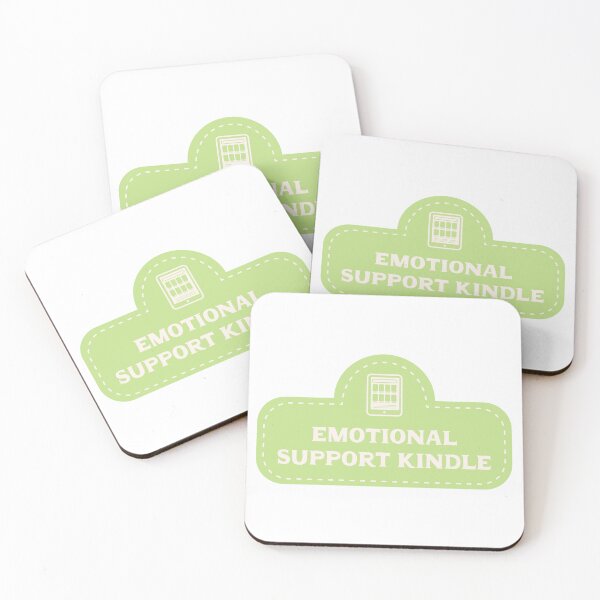 Item preview, Emotional Support Kindle - Green designed and sold by rainytheday.