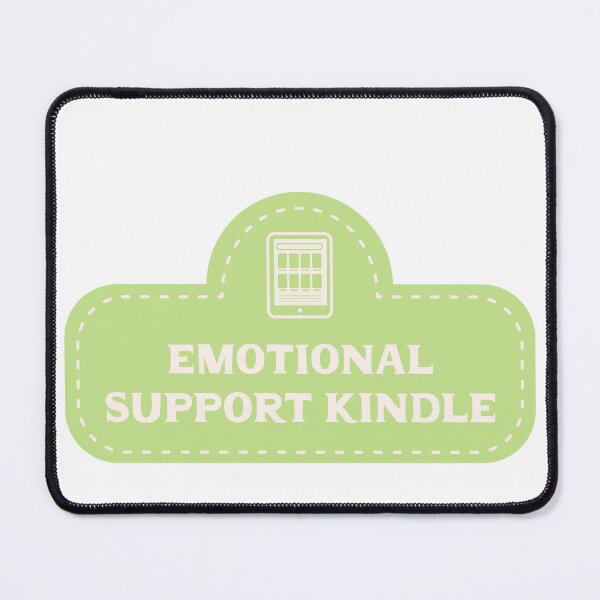 Item preview, Emotional Support Kindle - Green designed and sold by rainytheday.