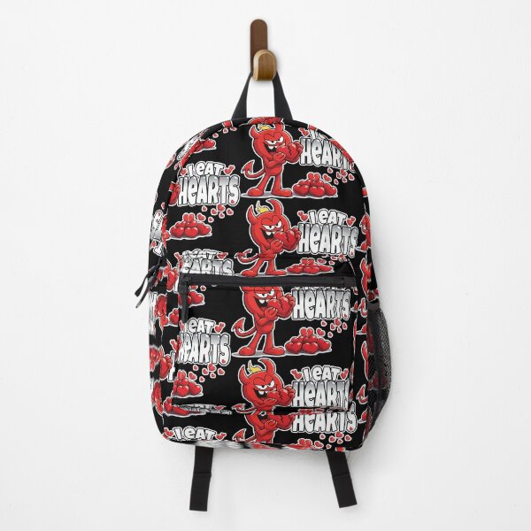 Item preview, I Eat Hearts Funny Devil Shirt – Cute Dark Humor Cartoon Heartbreaker Design designed and sold by AmazingEG.