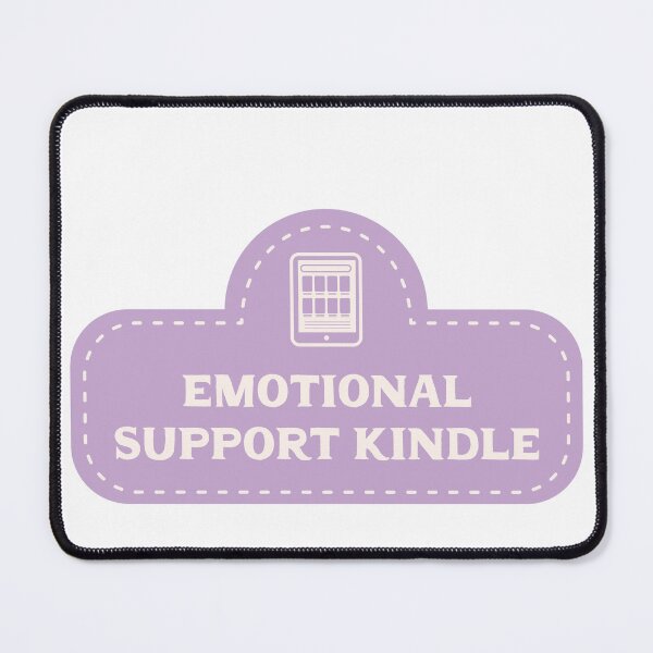 Item preview, Emotional Support Kindle - Purple designed and sold by rainytheday.