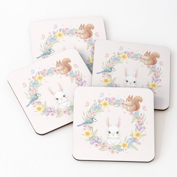 Item preview, Bunny in Spring Floral designed and sold by naragon4289.