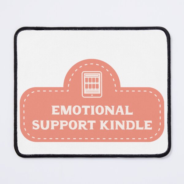 Item preview, Emotional Support Kindle - Red designed and sold by rainytheday.