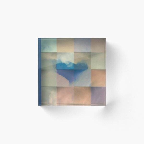 Item preview, Cubism with Blue Heart  designed and sold by oh-bi-me.