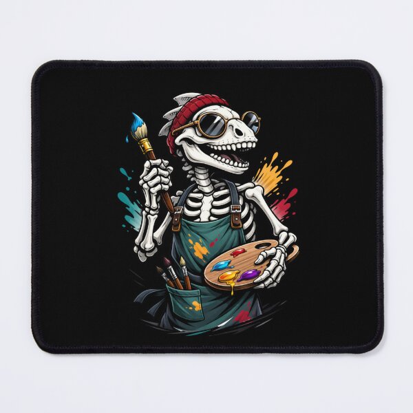Item preview, Painter Chameleon Skeleton – Creative Artist Aesthetic Art designed and sold by ColorSplash123.