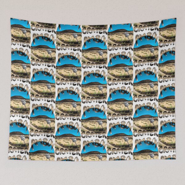 Item preview, Amboy Crater Route 66 - Vintage Mojave Desert Illustration designed and sold by TheArtOfTreble.