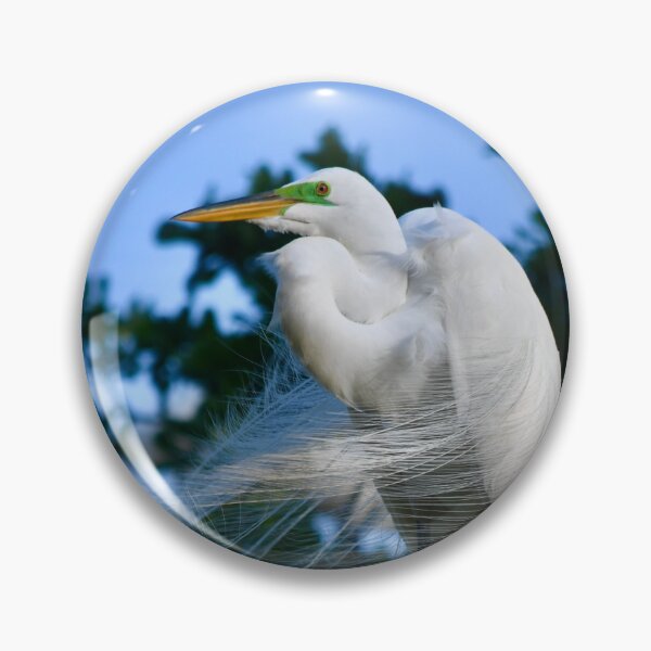 Item preview, Great Egret on a Windy Day designed and sold by richardbryce.