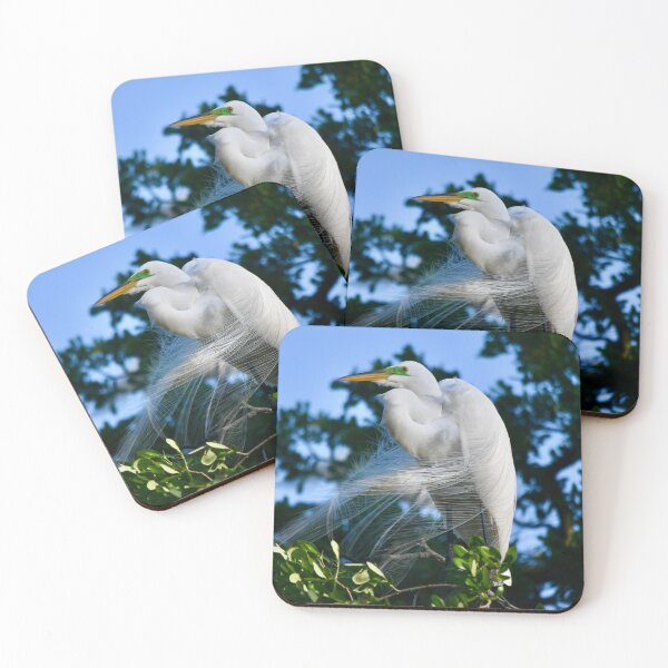 Item preview, Great Egret on a Windy Day designed and sold by richardbryce.