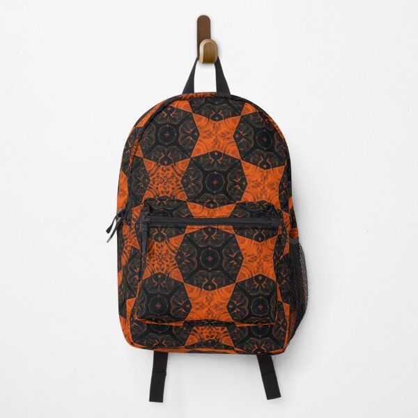 Item preview, Orange & Black Geometric Latice designed and sold by optimusprime39.