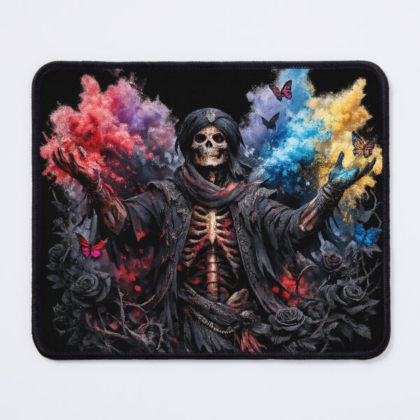Item preview, Gothic Holi Reaper – Dark Anatomy Fantasy Color Explosion designed and sold by CutePearlStudio.