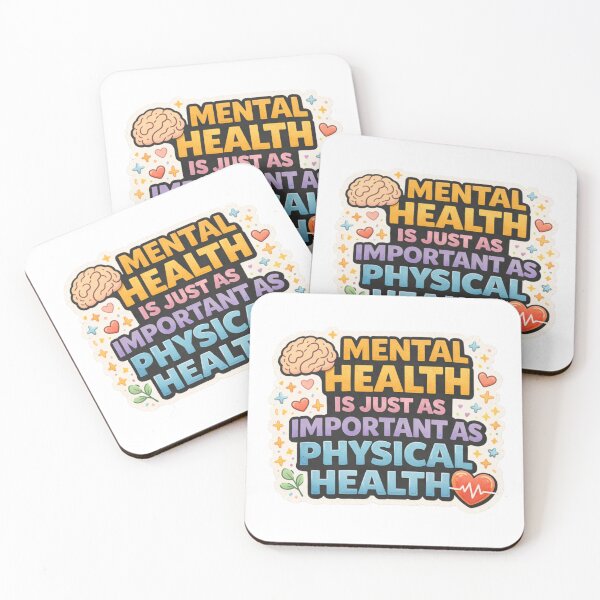 Item preview, Mental Health Is Just As Important As Physical Health Awareness Sticker designed and sold by MrDev.