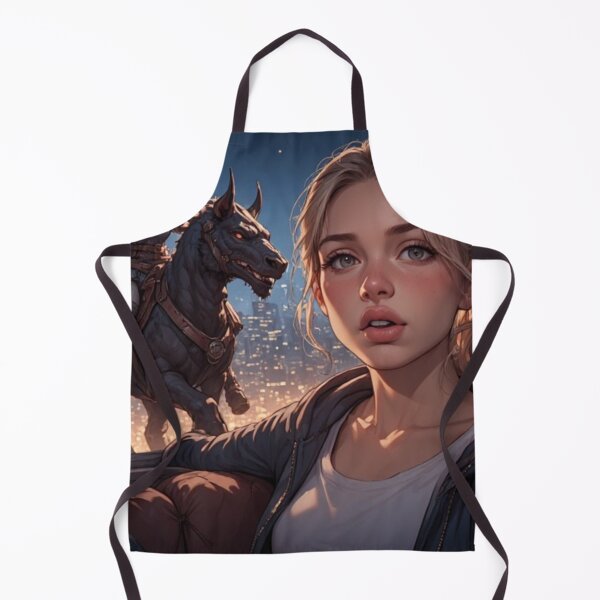 Item preview, epic art, stunning blonde girl posing for a photoshoot with dream knight designed and sold by Design Repo.