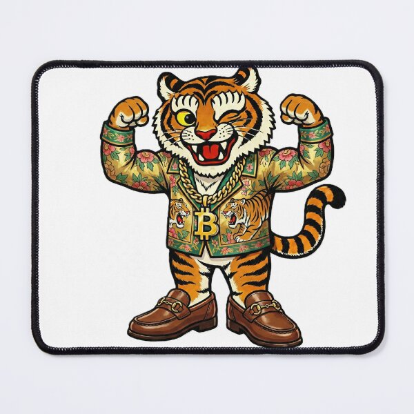 Item preview, Hip-Bum Tiger: Bitcoin Flex Luxury Style designed and sold by DimensionV Studio.