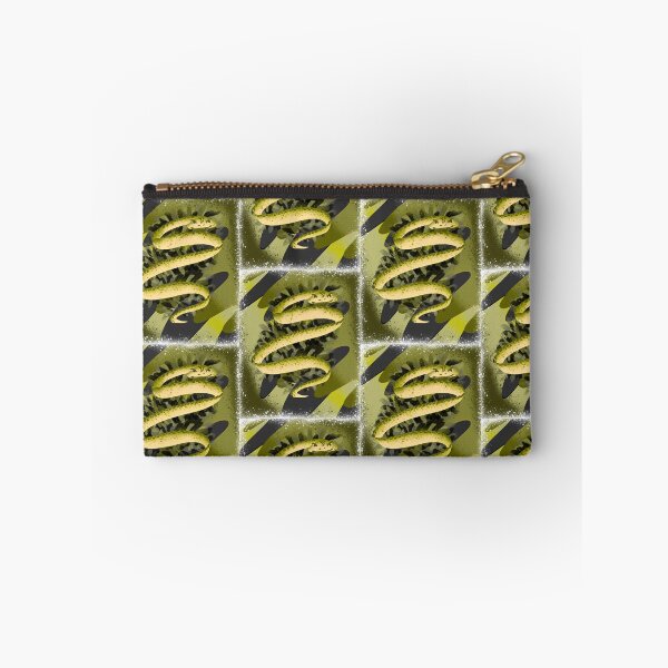 Item preview, Psychedelic Green Snake Coil - Vibrant Reptile Illustration designed and sold by TheArtOfTreble.