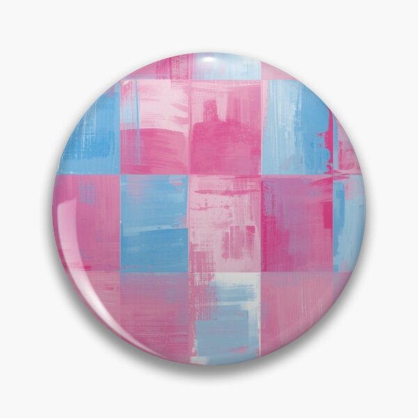 Item preview, Pink & Blue Painted Checkers designed and sold by optimusprime39.