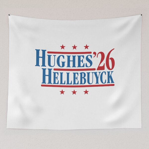 Artikelvorschau, Hughes und Hellebuyck '26 Team USA entworfen und verkauft von EdificaturasArt.