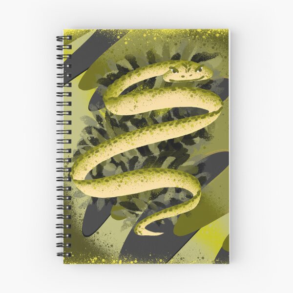 Item preview, Hypnotic Green Coiled Snake - Psychedelic Reptile Art designed and sold by TheArtOfTreble.