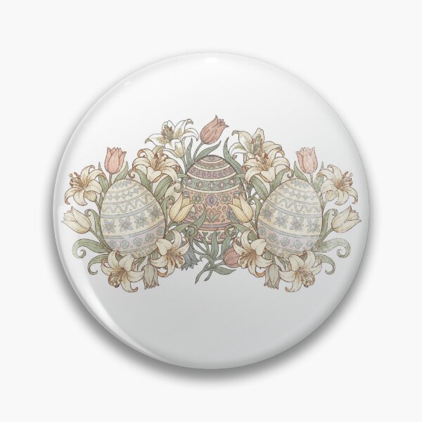 Item preview, Vintage Floral Easter Eggs — Retro Pastel Spring Design designed and sold by Nacho Average Designs.