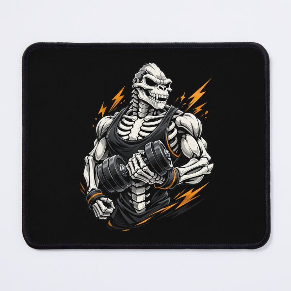 Item preview, Gym Gorilla Skeleton – Hardcore Fitness Strength Aesthetic Art designed and sold by ColorSplash123.