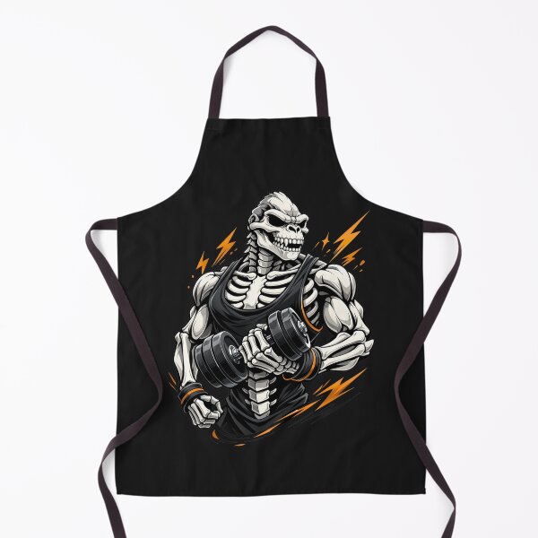 Item preview, Gym Gorilla Skeleton – Hardcore Fitness Strength Aesthetic Art designed and sold by ColorSplash123.
