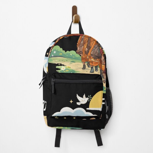 Item preview, Walk for Peace Monks with Aloka Dog Mindfulness designed and sold by CristHuds.