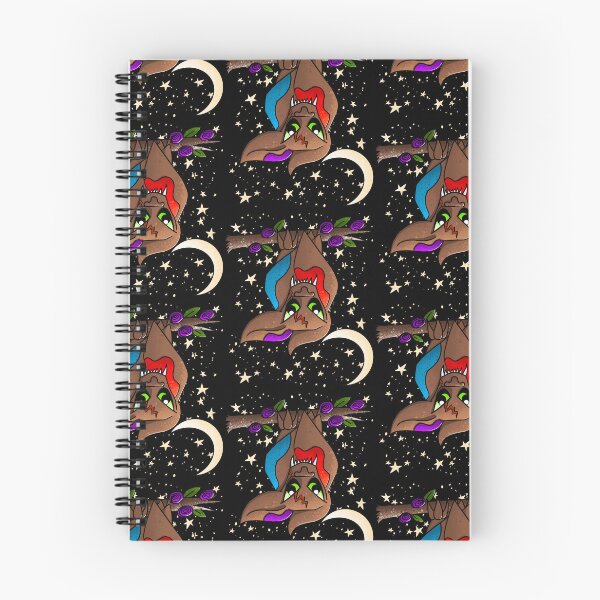 Item preview, Upside-Down Starry Bat Dragon - Cute Monster Night Illustration designed and sold by TheArtOfTreble.