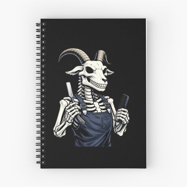 Item preview, Barber Goat Skeleton – Professional Grooming Aesthetic Art designed and sold by ColorSplash123.