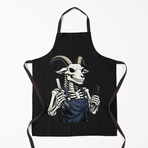 Item preview, Barber Goat Skeleton – Professional Grooming Aesthetic Art designed and sold by ColorSplash123.