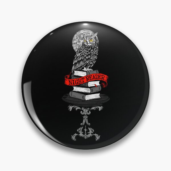 Item preview, Night Reader Owl - Wise Book Lover Vintage Illustration designed and sold by Urban Muse And Sultry Hues.