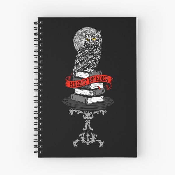 Item preview, Night Reader Owl - Wise Book Lover Vintage Illustration designed and sold by Urban Muse And Sultry Hues.