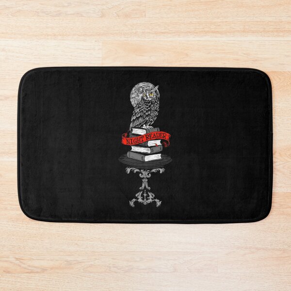 Item preview, Night Reader Owl - Wise Book Lover Vintage Illustration designed and sold by Urban Muse And Sultry Hues.