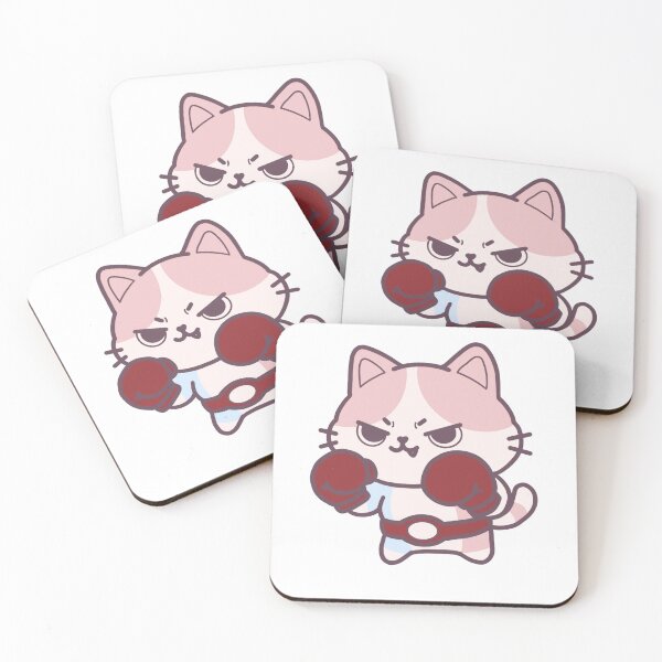 Item preview, Boxing Cat Fighter Cute Kawaii Kitty designed and sold by cimong.