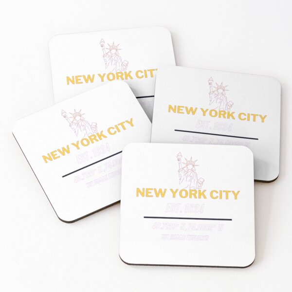 Item preview, Premium New York City Coordinates Map - Est 1624 NYC Streetwear - Minimalist Aesthetic Urban Explorer Gear designed and sold by The Urban Explorer.