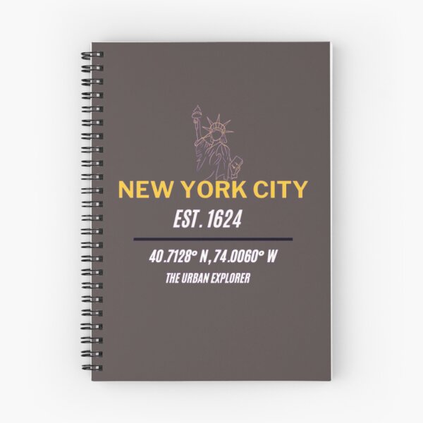 Item preview, Premium New York City Coordinates Map - Est 1624 NYC Streetwear - Minimalist Aesthetic Urban Explorer Gear designed and sold by The Urban Explorer.
