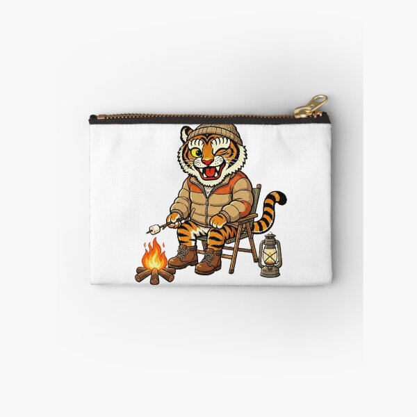 Item preview, Hip-Bum Tiger: Retro Camping & Bonfire Vibes designed and sold by DimensionV Studio.