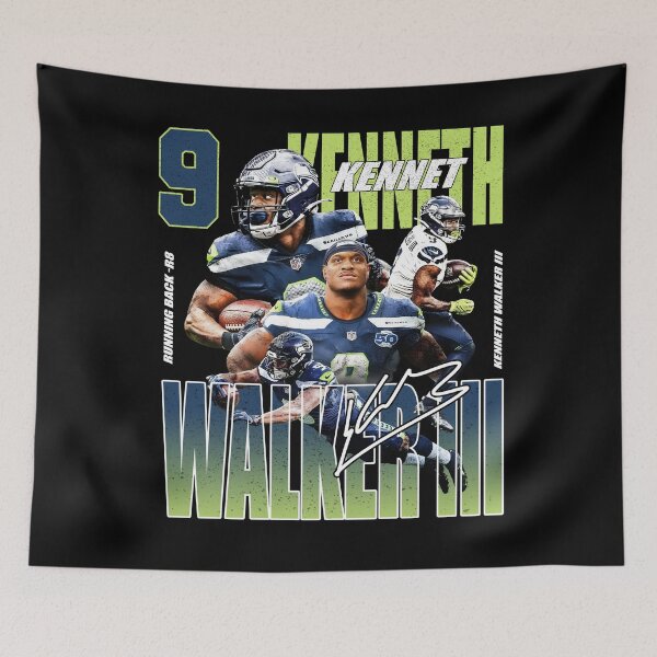 Item preview, Kenneth Walker III Seattle Football designed and sold by EdificaturasArt.