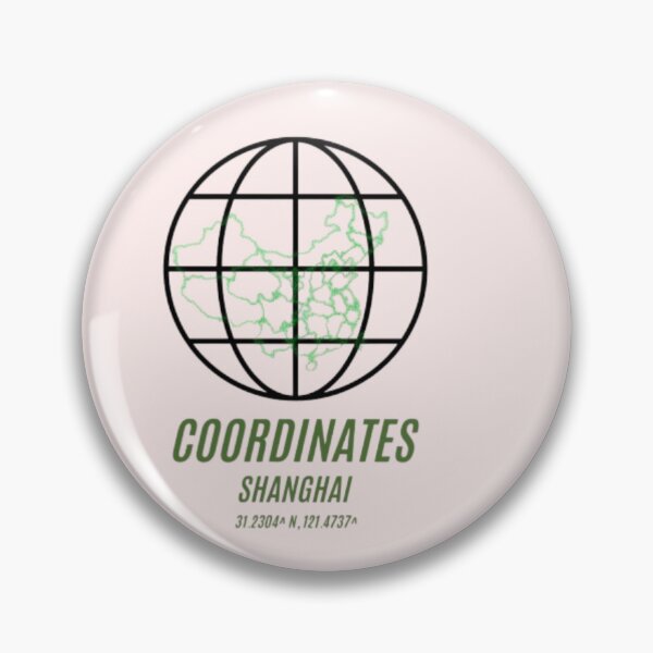 Item preview, Premium Shanghai Coordinate Map - Unique Techwear Gift - Minimalist Aesthetic Urban Explorer Gear designed and sold by The Urban Explorer.