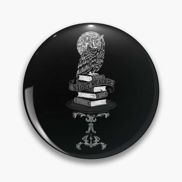 Item preview, Night Reader Owl - Wise Book Lover Vintage Illustration designed and sold by Urban Muse And Sultry Hues.