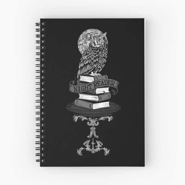 Item preview, Night Reader Owl - Wise Book Lover Vintage Illustration designed and sold by Urban Muse And Sultry Hues.