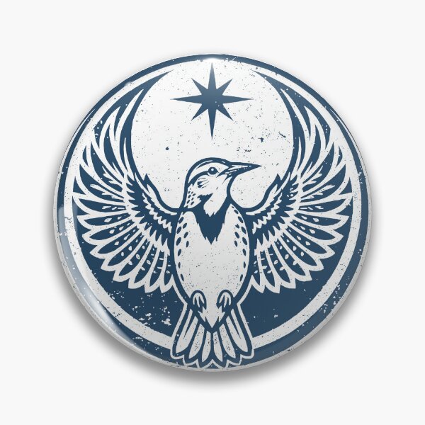 Item preview, Western Meadowlark Resistance Symbolic Vigilance Emblem | Mt Ks Ne Nd Or Wy designed and sold by borenclolahroy.