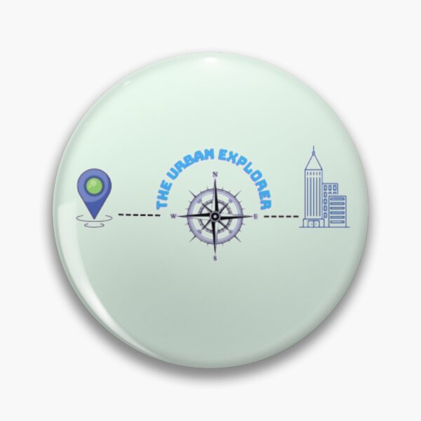 Item preview, Premium Urban Explorer Compass Skyline Streetwear Aesthetic designed and sold by The Urban Explorer.