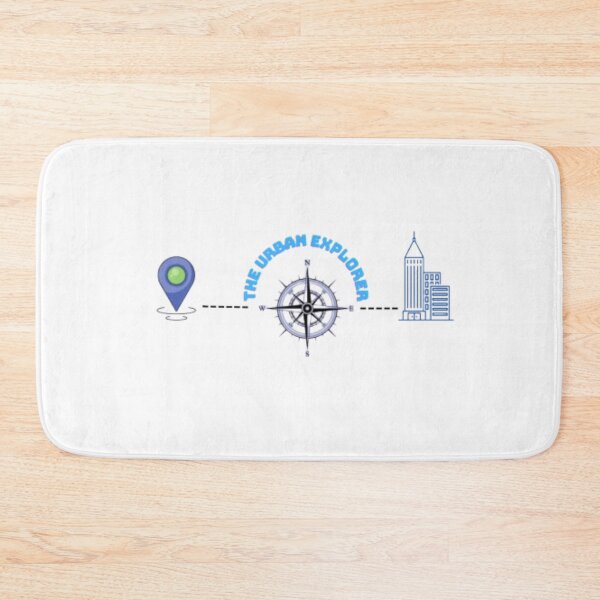 Item preview, Premium Urban Explorer Compass Skyline Streetwear Aesthetic designed and sold by The Urban Explorer.