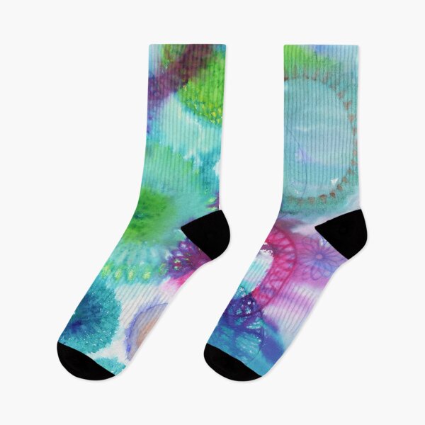 Item preview, Celestial Bloom in Aqua Light designed and sold by wildematter.
