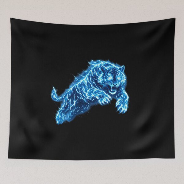 Item preview, Electric Storm Tiger – Pure Energy Unleashed designed and sold by Culture Atlas .