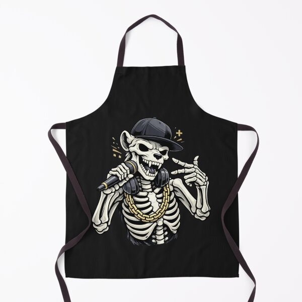 Item preview, Rapper Hyena Skeleton – Urban Hip-Hop Street Aesthetic Art designed and sold by ColorSplash123.