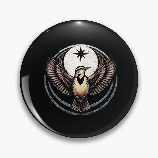 Item preview, Western Meadowlark - Resistance Symbolic Vigilance Emblem - Vintage Distressed designed and sold by borenclolahroy.